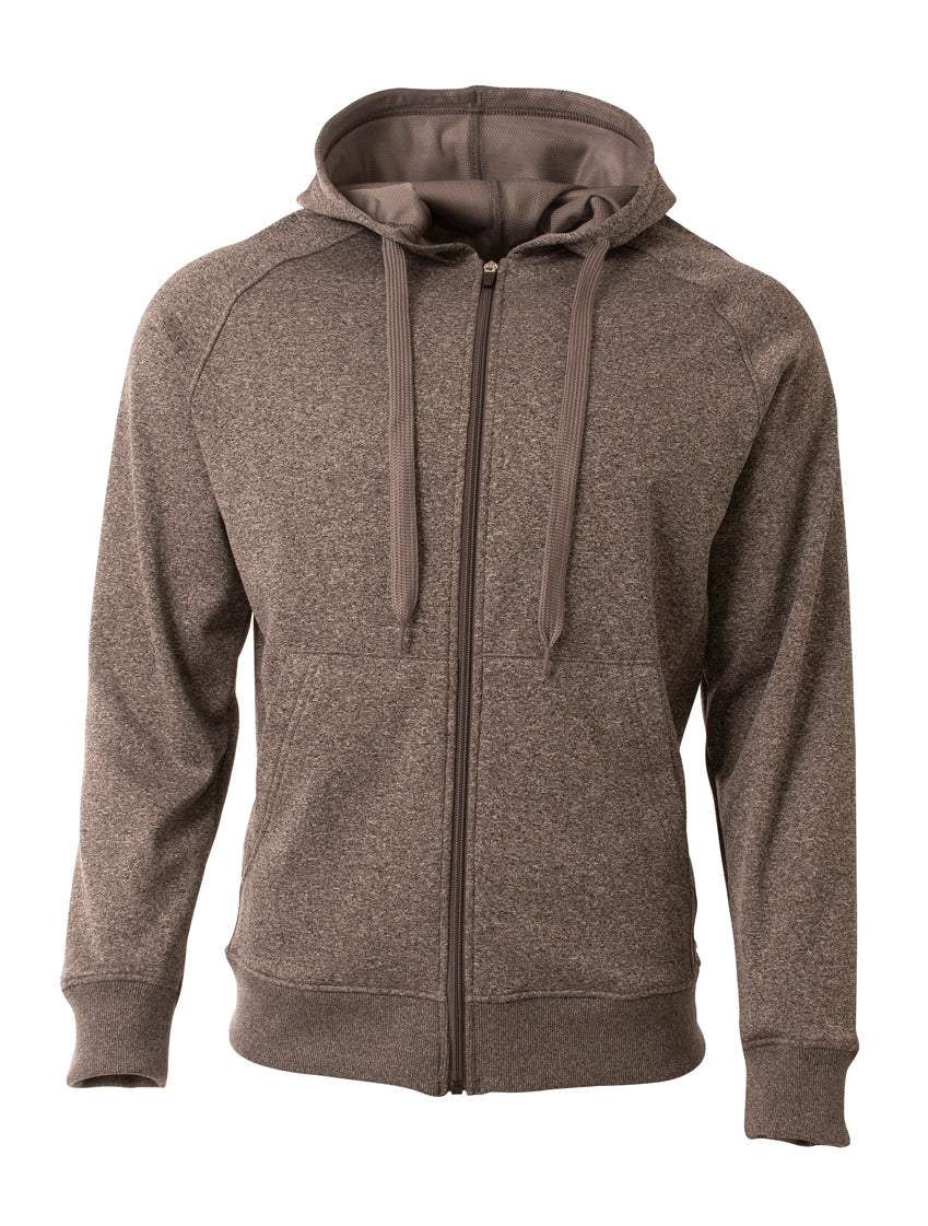 A4 Men's Agility Long Sleeve Tech Fleece Hoodi-1