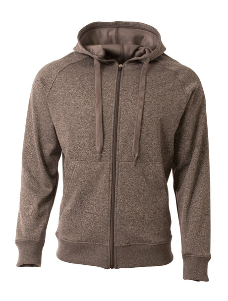 A4 Men's Agility Long Sleeve Tech Fleece Hoodi-1