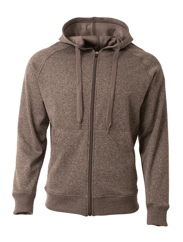 A4 Men's Agility Long Sleeve Tech Fleece Hoodi-1
