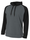 A4 Men's Color Block Tech Fleece Hoodie-1