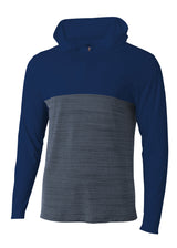 A4 Men's Slate Quarter Zip Hoodie-1