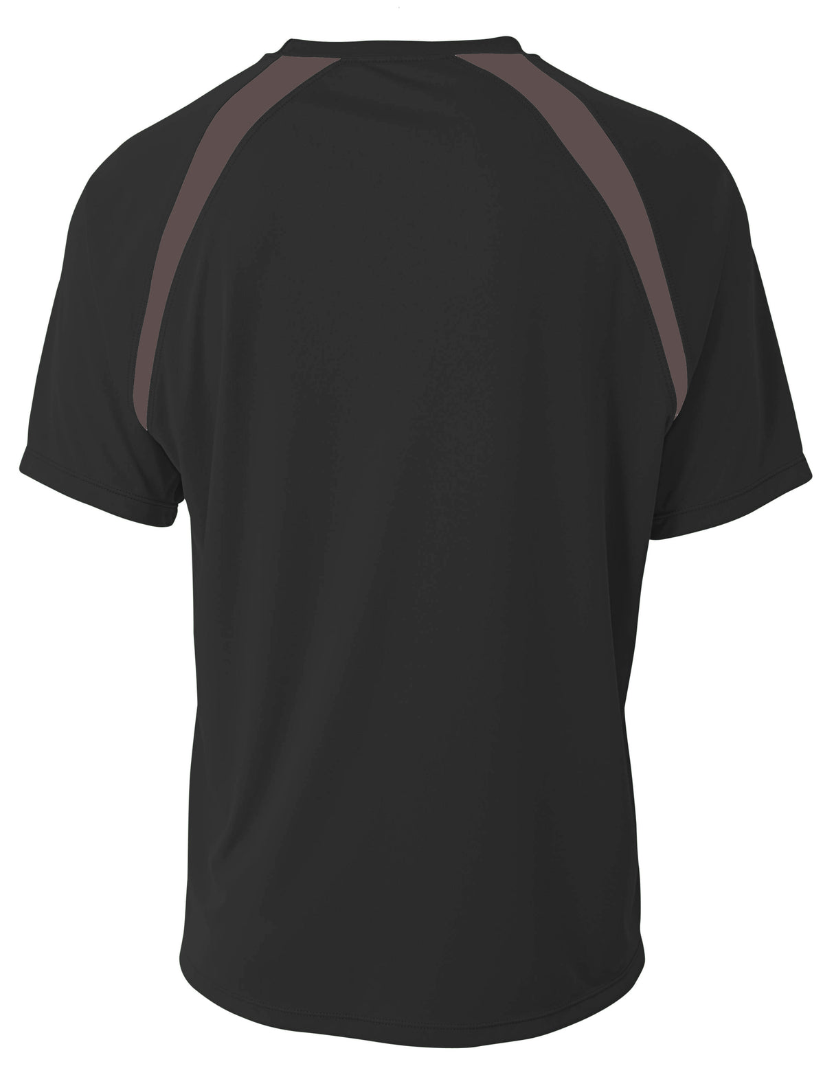 A4 Men's Spartan Short Sleeve Color Block Crew-2
