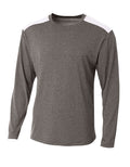 A4 Men's Tourney Heather Long Sleeve Tee