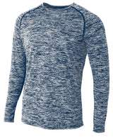 A4 Men's Long Sleeve Raglan Space Dye-1