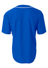 A4 Youth Short Sleeve Full Button Baseball Jersey-2