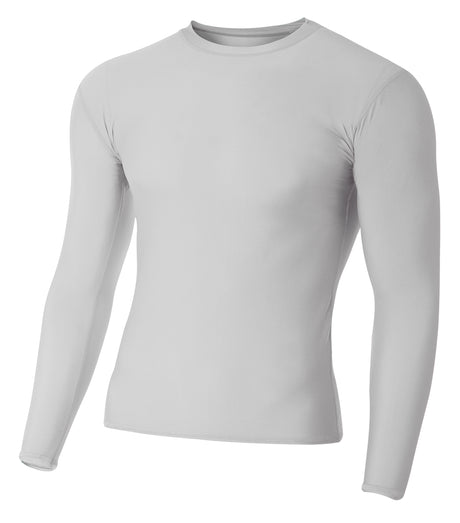 A4 Youth  Long Sleeve Compression Crew-1