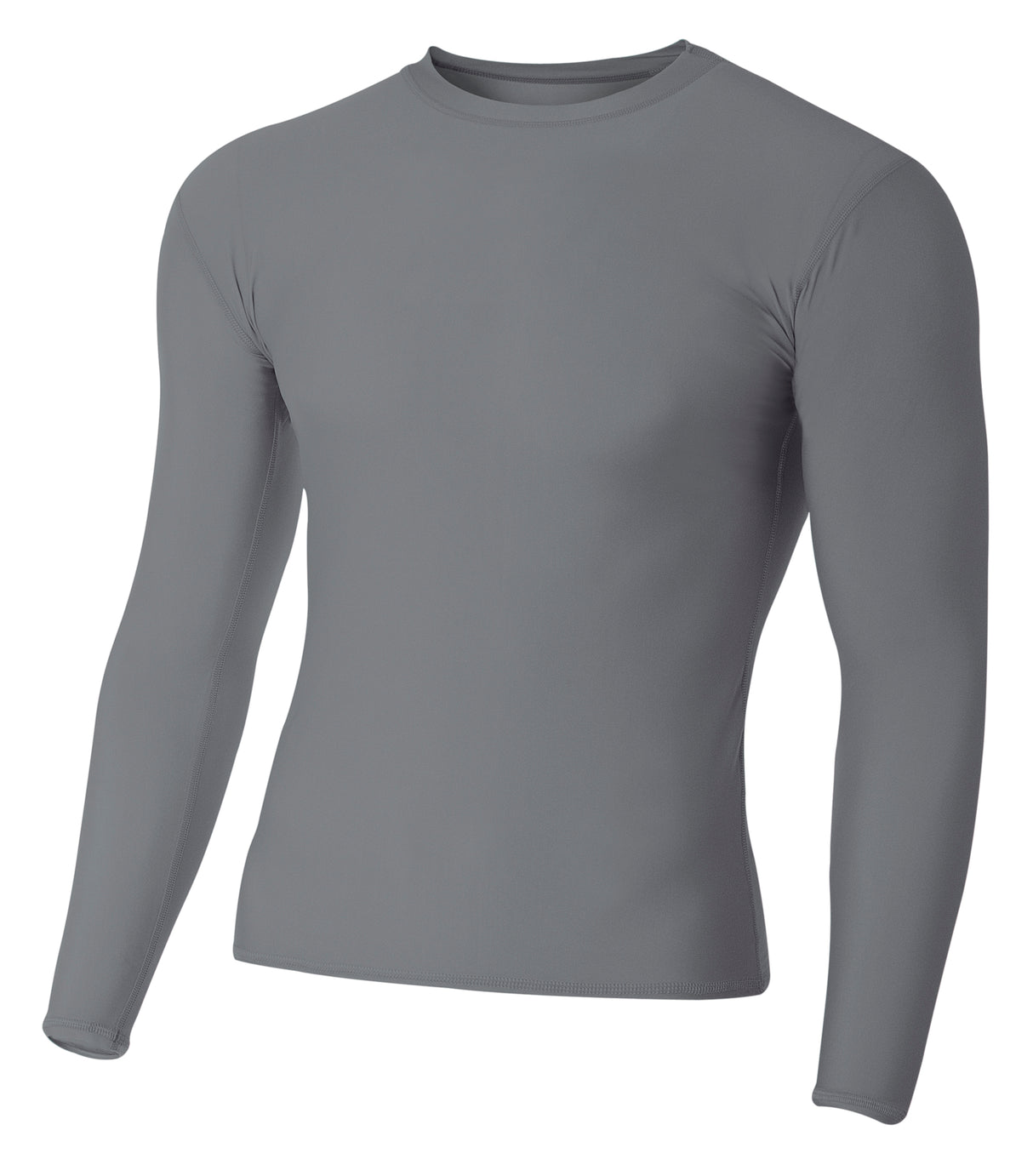 A4 Youth  Long Sleeve Compression Crew-1