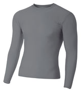 A4 Youth  Long Sleeve Compression Crew-1