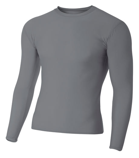 A4 Youth  Long Sleeve Compression Crew-1