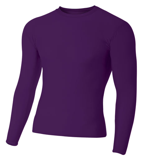 A4 Youth  Long Sleeve Compression Crew-1