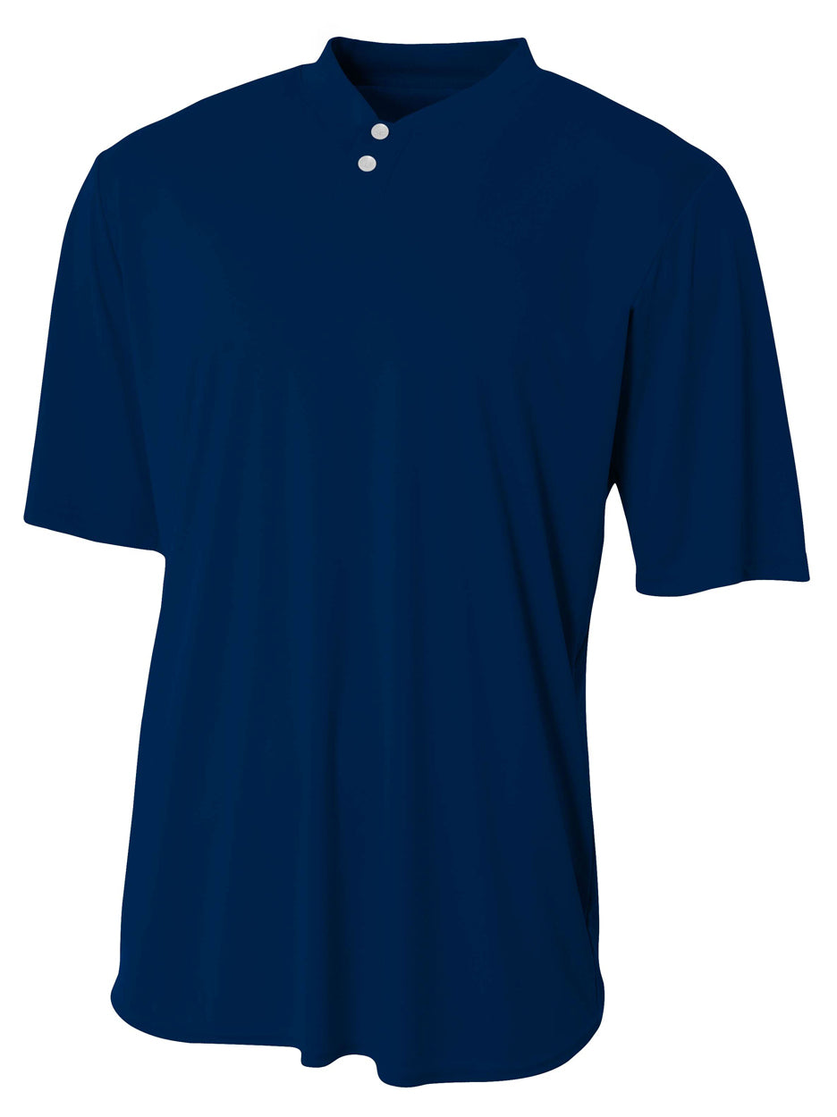 A4 Men's Tek 2-Button Henley-1