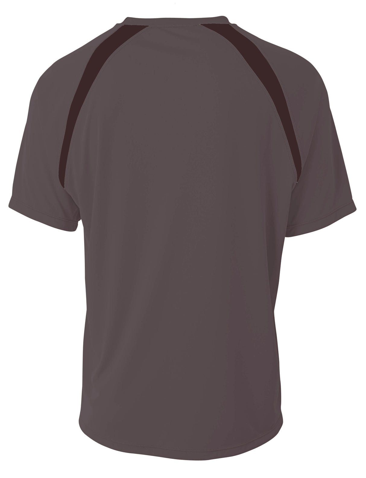 A4 Men's Spartan Short Sleeve Color Block Crew-2