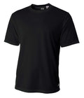 A4 Men's Short Sleeve Birds-Eye Mesh Crew-1