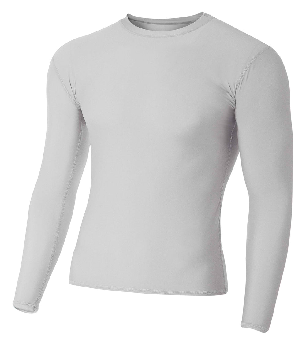 A4 Men's Long Sleeve Compression Crew-1