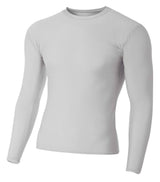 A4 Men's Long Sleeve Compression Crew-1