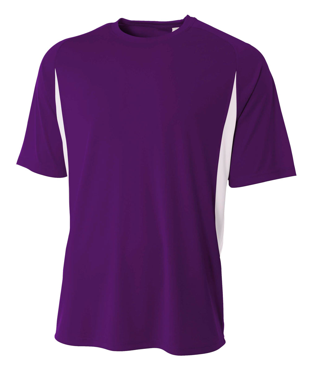 A4 Men's Cooling Performance Color Block Tee-1