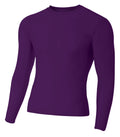 A4 Men's Long Sleeve Compression Crew-1