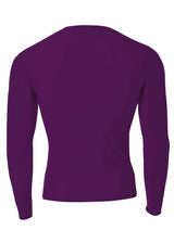 A4 Men's Long Sleeve Compression Crew-2