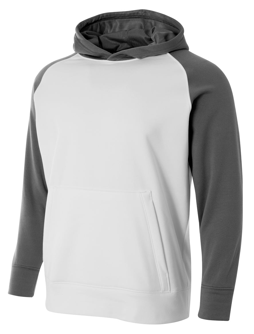 A4 Youth Color Block Tech Fleece Hoodie-1