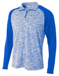 A4 Youth  Quarter Zip Space Dye-1