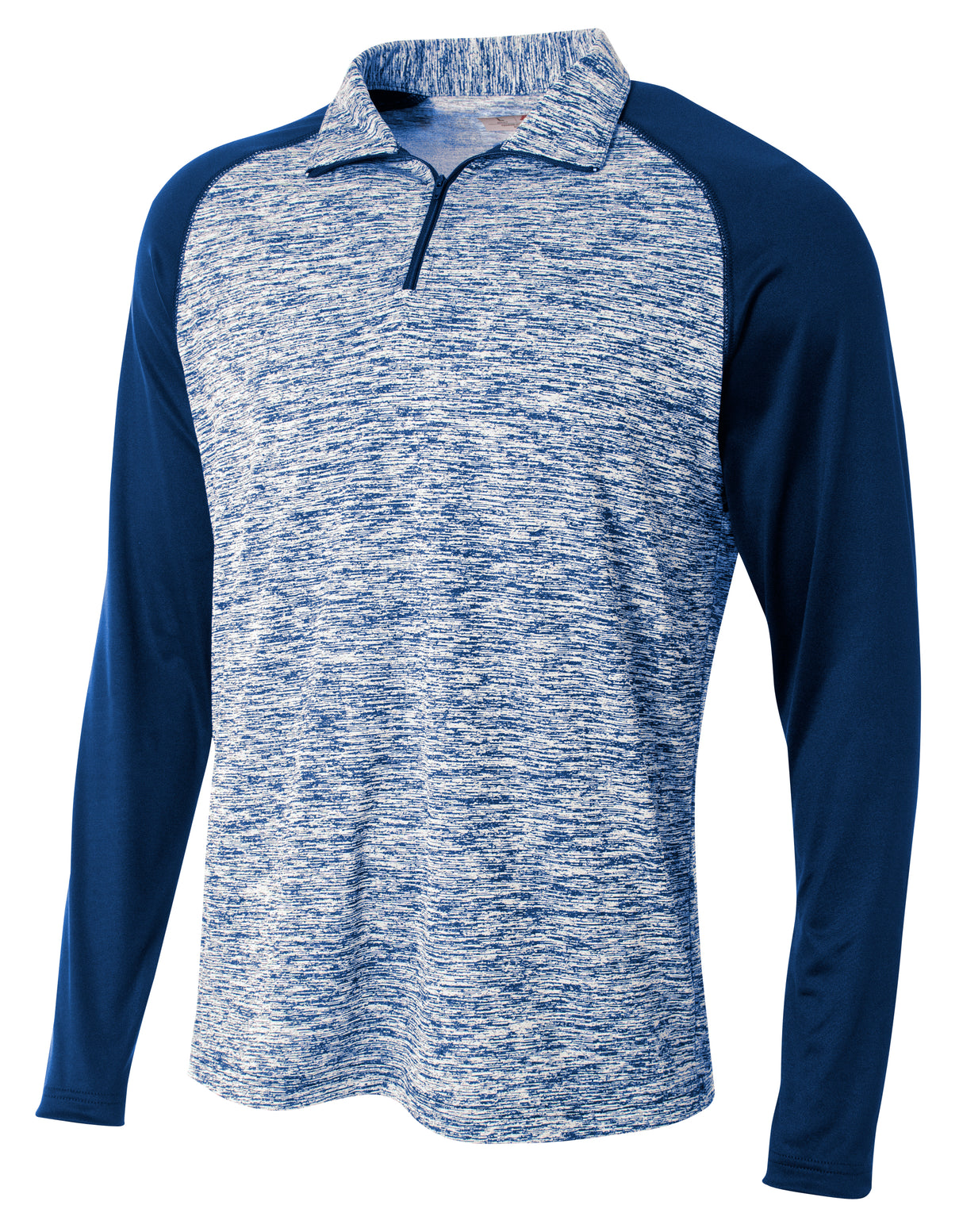 A4 Youth  Quarter Zip Space Dye-1