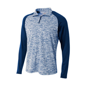 A4 Youth  Quarter Zip Space Dye-1