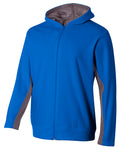 A4 Youth Full Zip Color Block Fleece Hoodie-1