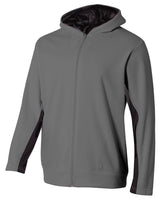A4 Youth Full Zip Color Block Fleece Hoodie-1