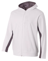 A4 Youth Full Zip Color Block Fleece Hoodie-1