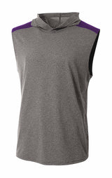 A4 Men's Tourney Sleeveless Hooded Tee-1