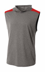 A4 Men's Tourney Sleeveless Hooded Tee-1