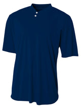 A4 Youth Tek 2-Button Henley-1
