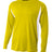 A4 Men's Long Sleeve Color Block Tee
