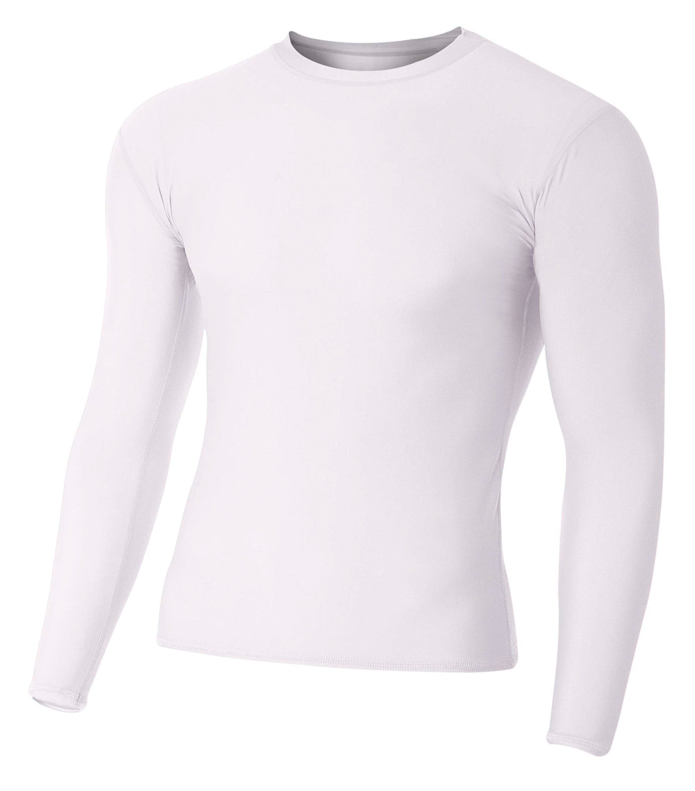 A4 Men's Long Sleeve Compression Crew-1