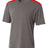 A4 Men's Tourney Heather Short Sleeve Color Block