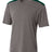 A4 Men's Tourney Heather Short Sleeve Color Block