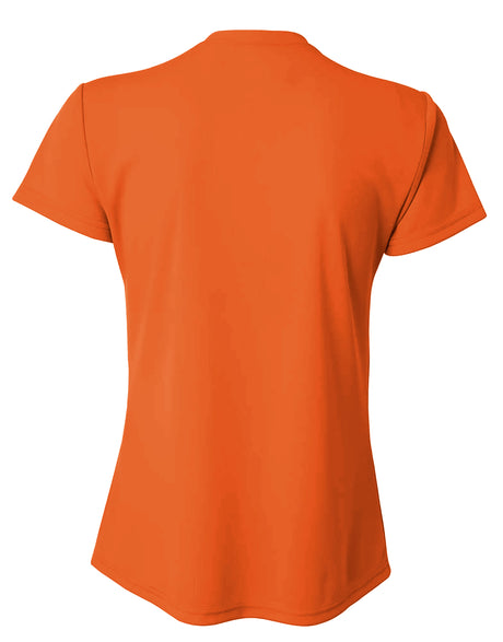 A4 Short Sleeve V-Neck Bird's Eye Mesh Tee-2