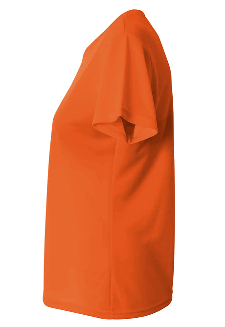 A4 Short Sleeve V-Neck Bird's Eye Mesh Tee-3