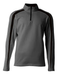 A4 Youth  Spartan Fleece Quarter Zip-1