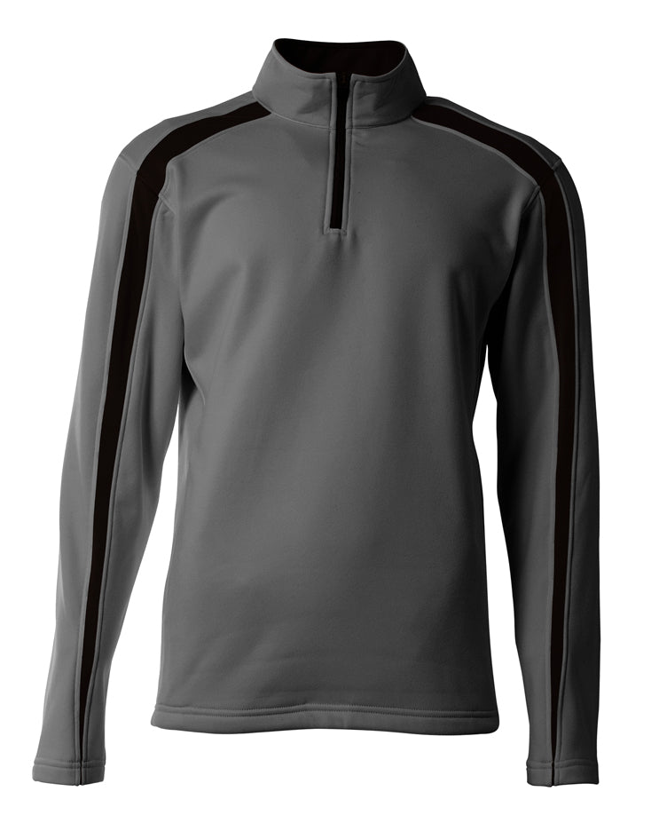 A4 Youth  Spartan Fleece Quarter Zip-1