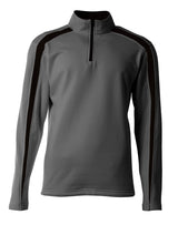 A4 Youth  Spartan Fleece Quarter Zip-1