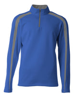 A4 Youth  Spartan Fleece Quarter Zip-1