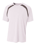 A4 Youth Spartan Short Sleeve Color Block Crew-1