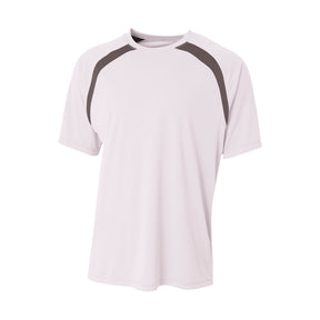 A4 Youth Spartan Short Sleeve Color Block Crew-1