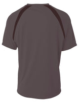 A4 Youth Spartan Short Sleeve Color Block Crew-2