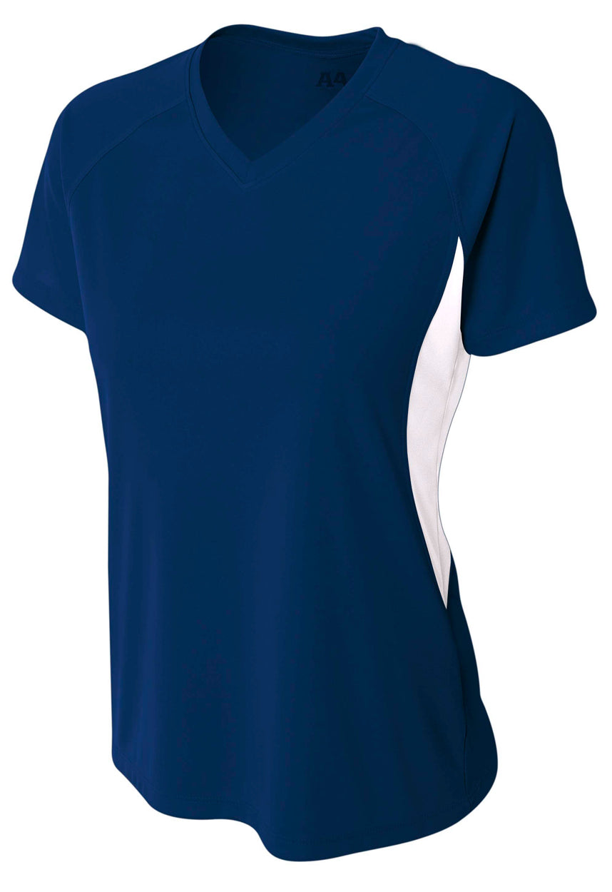 A4 Color Block Performance V-Neck-1