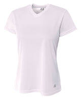 A4 Short Sleeve V-Neck Bird's Eye Mesh Tee-1