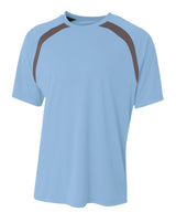 A4 Youth Spartan Short Sleeve Color Block Crew-1