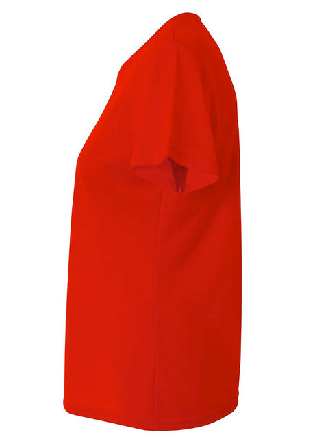 A4 Short Sleeve V-Neck Bird's Eye Mesh Tee-3