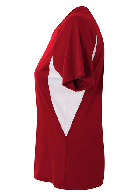 A4 Color Block Performance V-Neck-2